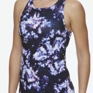 Gaiam Racer Back Yoga Top Built in Bra Size L